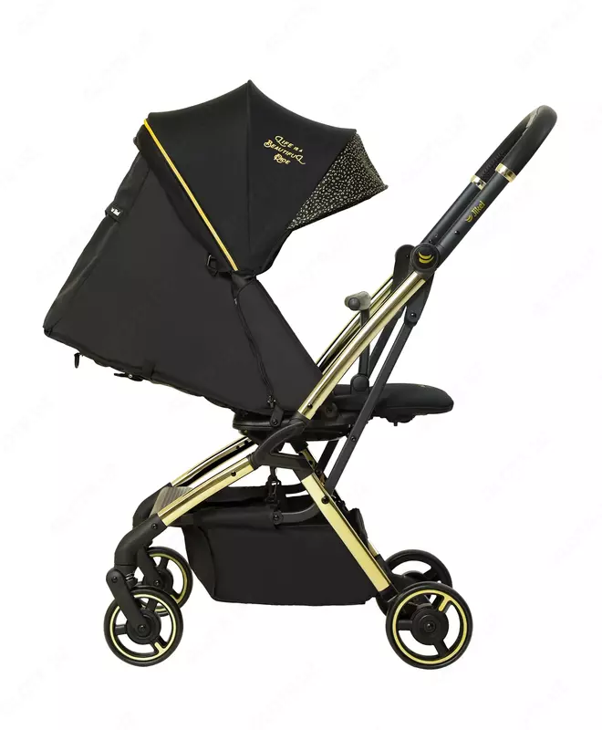 Компактная коляска Life 360 ° 2 в 1 на золотой раме от Jikel (Франция)