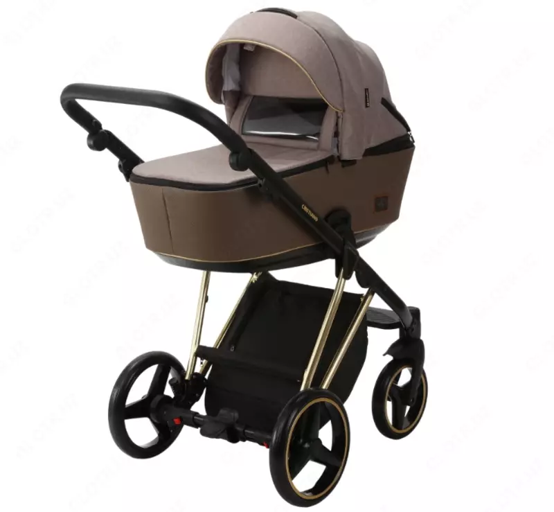 Коляска Adamex Cristiano Special Edition DELUXE шоколадная 🇵🇱(Польша) 3 в 1 ЭКО КОЖА