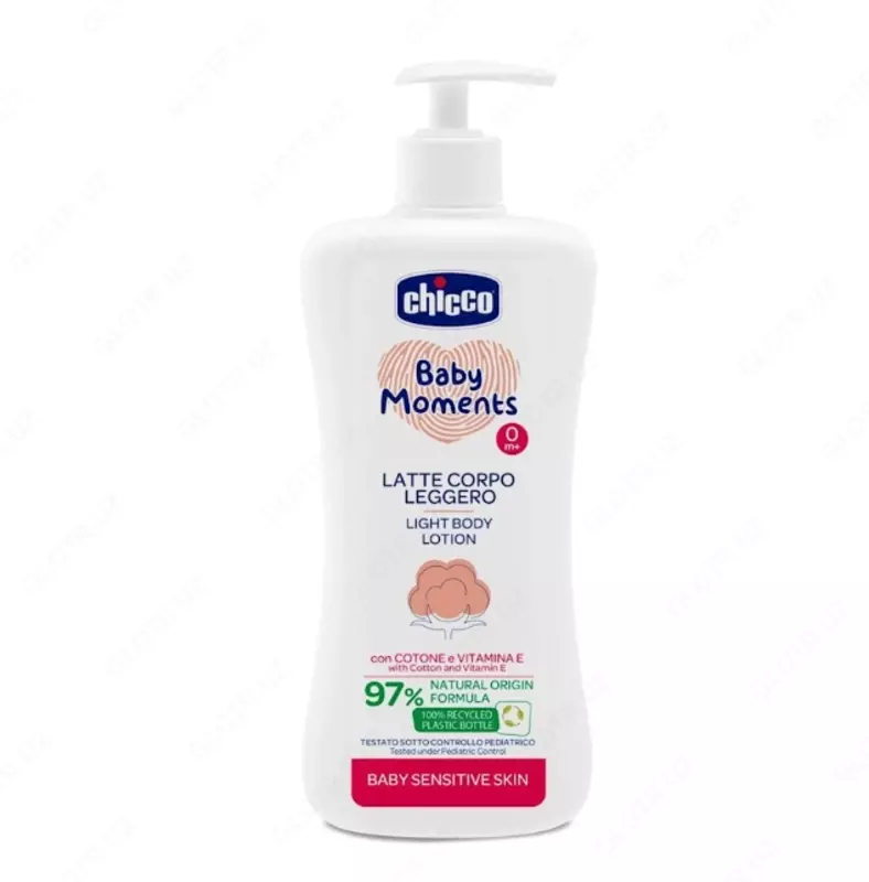 Chicco Лосьон для тела Baby Moments Sensitive skin, 500 мл