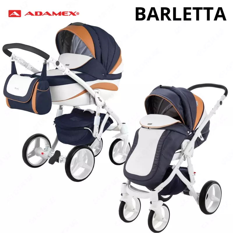 Коляска Adamex Barletta 3 в 1 🇵🇱(Польша)
