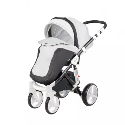 Коляска ADAMEX BARLETTA Carbon Leatherette 🇵🇱(Польша) 3 в 1
