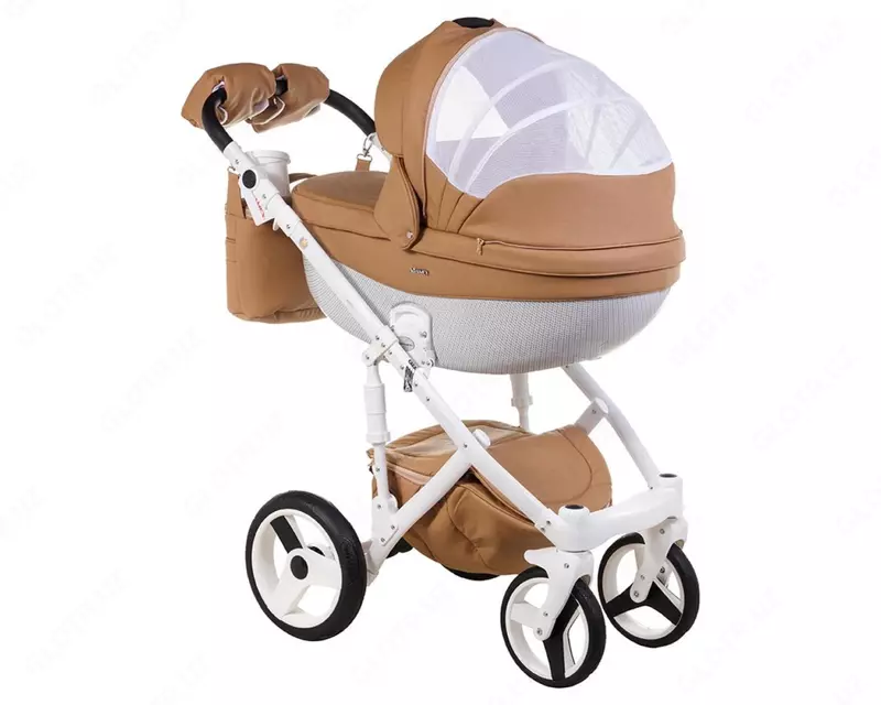 Коляска Adamex MONTE CARBON🇵🇱 3 в 1 (Польша) Эко кожа