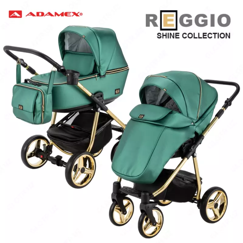 Коляска Adamex Reggio Shine Collection 3 в 1 (Польша)