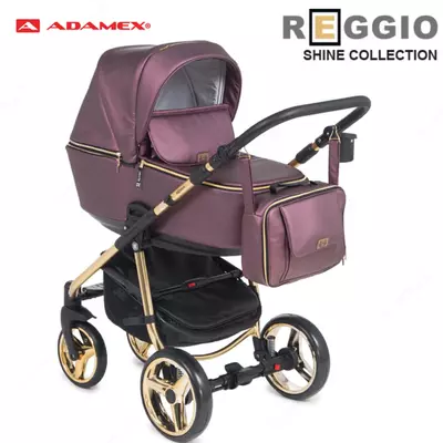 Коляска Adamex Reggio Shine 3 в 1 и 2 в 1 (Польша)
