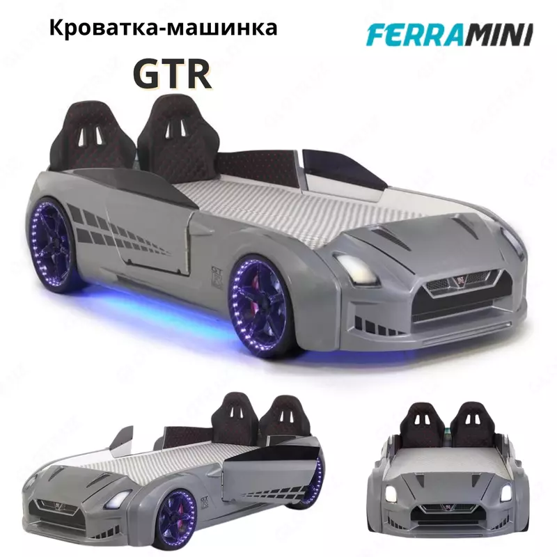 Кровать-машина GTR с открывающимися дверцами от Ferramini 🇹🇷 (Турция)