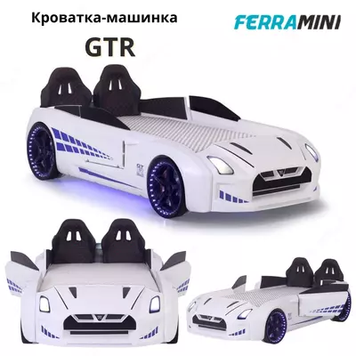 Кровать-машина GTR с открывающимися дверцами от Ferramini 🇹🇷 (Турция)