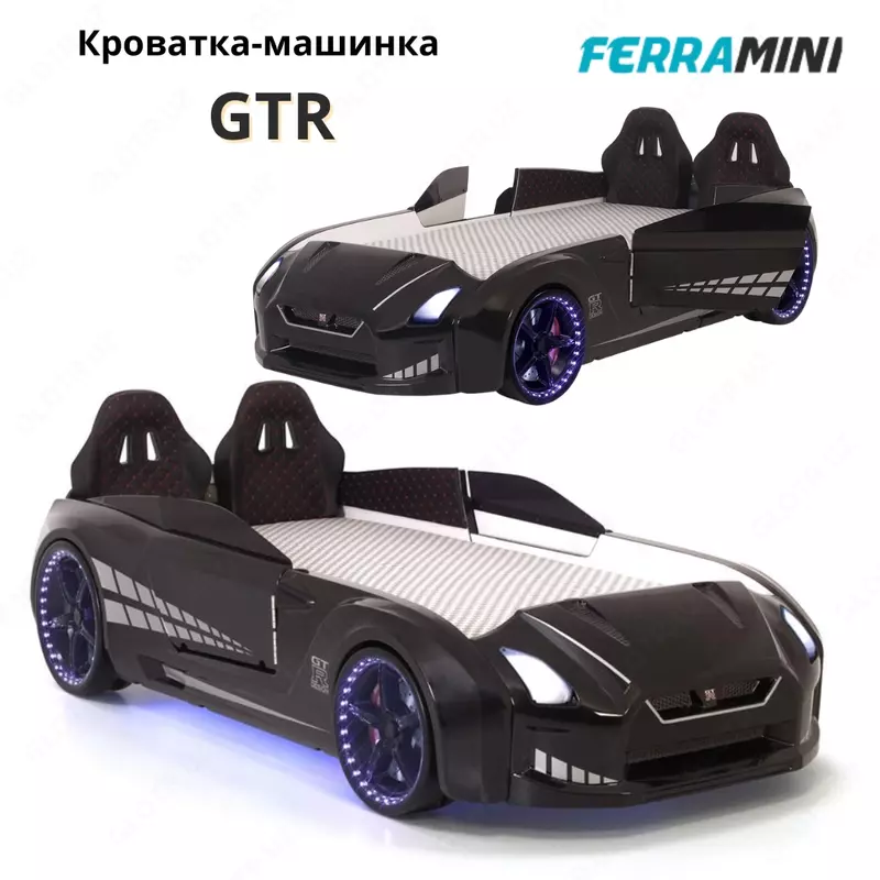 Кровать-машина GTR с открывающимися дверцами от Ferramini 🇹🇷 (Турция)
