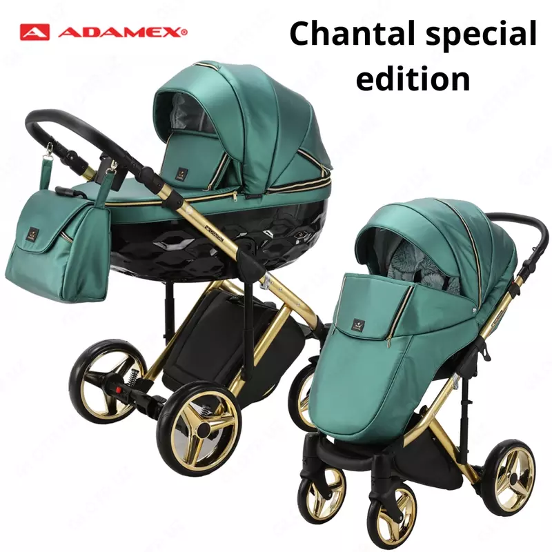 Коляска Adamex Chantal Special Edition 3 в 1 (Польша) Эко кожа
