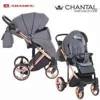 Коляска Chantal Star Collection 3 в 1 (Польша) NEW Эко кожа - по запросу