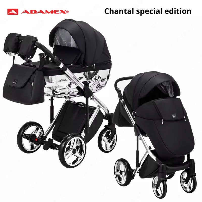 Коляска Chantal Star Collection 3 в 1 (Польша) NEW Эко кожа