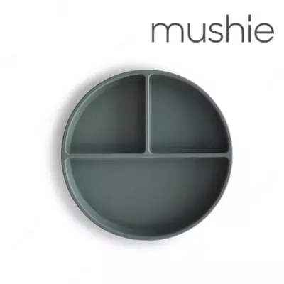 Mushie Секционная тарелка на присоске dried thyme