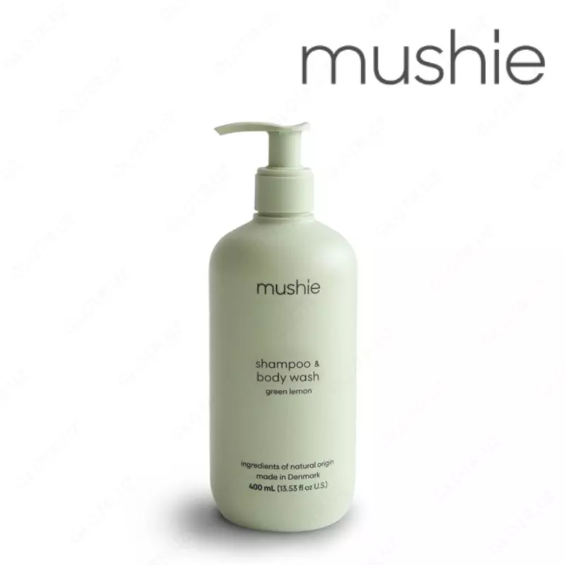 Mushie шампунь & мыло для тела Green lemon, 400 мл, 0+
