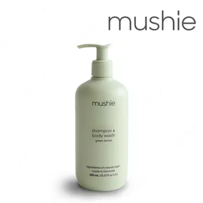 Mushie шампунь & мыло для тела Green lemon, 400 мл, 0+