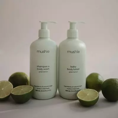 Mushie Green lemon tana losoni, 400ml, 0+