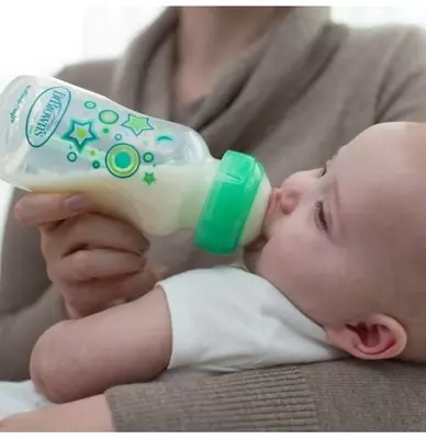 Антиколиковая бутылочка-поильник с широким горлышком 270 мл., Dr. Brown's от 6+ мес.