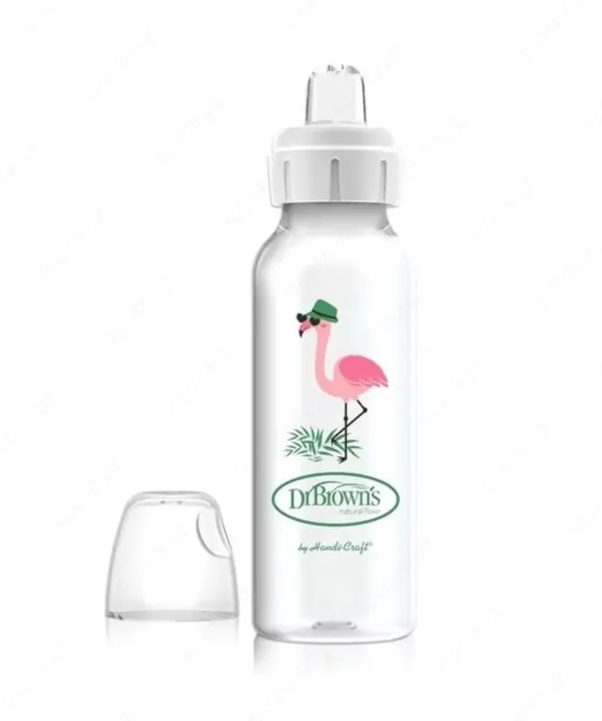 Бутылочка-поильник для кормления Option с узким горлышком, 250 мл, Dr. Brown's от 6 мес