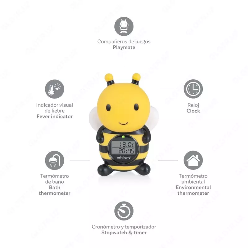 Цифровой термометр для воды и воздуха Miniland Thermo Bath