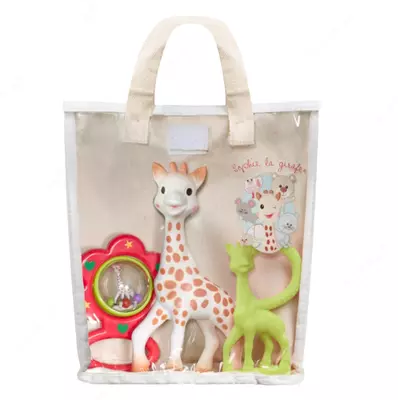 Сумка подарочная прорезыватели Жираф Софи, 🦒Sophie la girafe