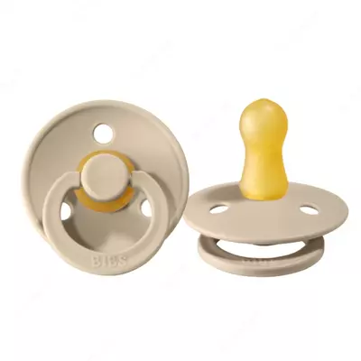 Классическая латексная пустышка BIBS COLOUR Sand 6-18 месяцев (размер 2)