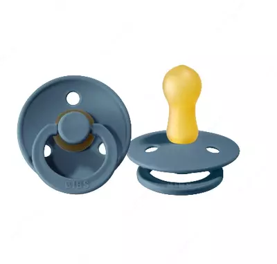 Классическая латексная пустышка BIBS COLOUR Petrol 0-6 месяцев (размер 1)