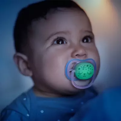 AVENT Пустышка ночная серии Ultra Air 0-6 мес.