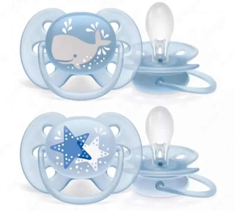 Avent Силиконовая пустышка Ultra Soft (0-6 м.) 2 шт.