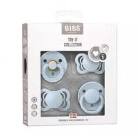 Набор BIBS Try-It Collection Colour Baby Blue 0-6 мес