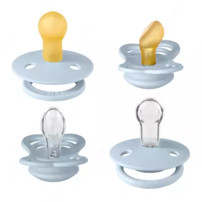 Набор BIBS Try-It Collection Colour Baby Blue 0-6 мес