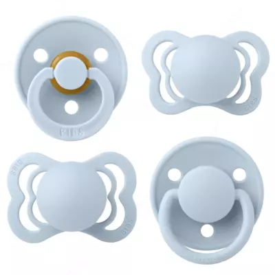 Набор BIBS Try-It Collection Colour Baby Blue 0-6 мес