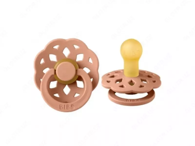 Соска-пустышка BIBS BOHEME LATEX Peach 0-6 мес