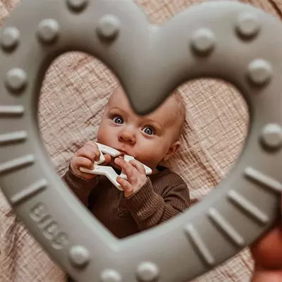 BIBS Baby Bitie Heart tish