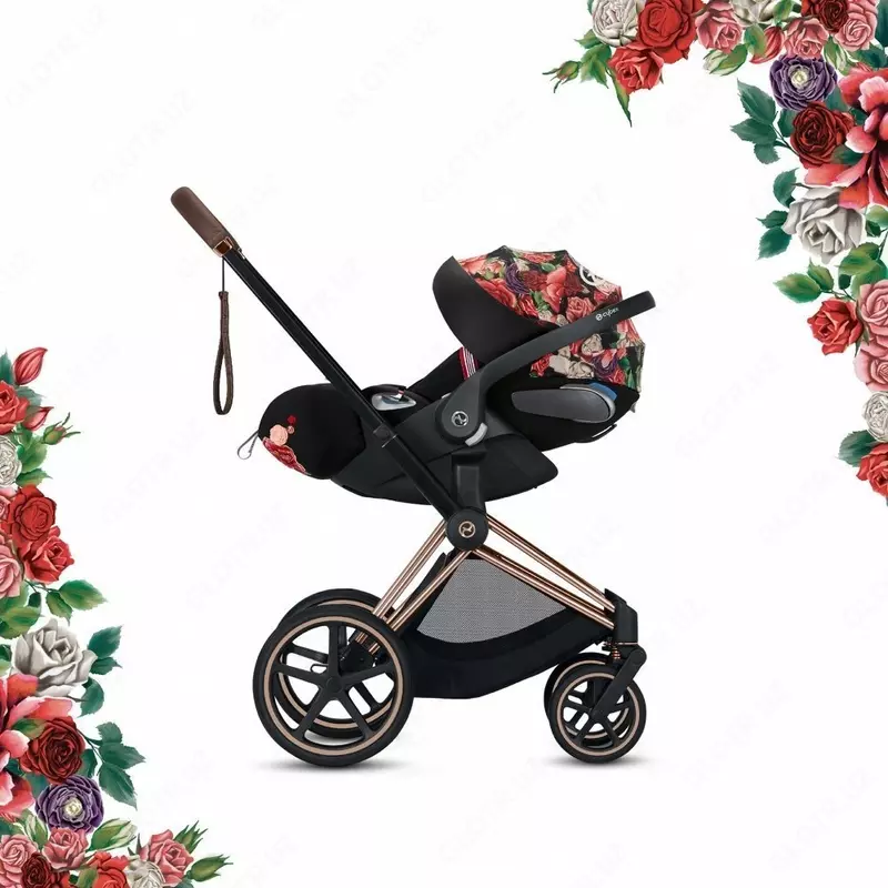 Коляска Cybex Priam IV, Spring Blossom 3 в 1
