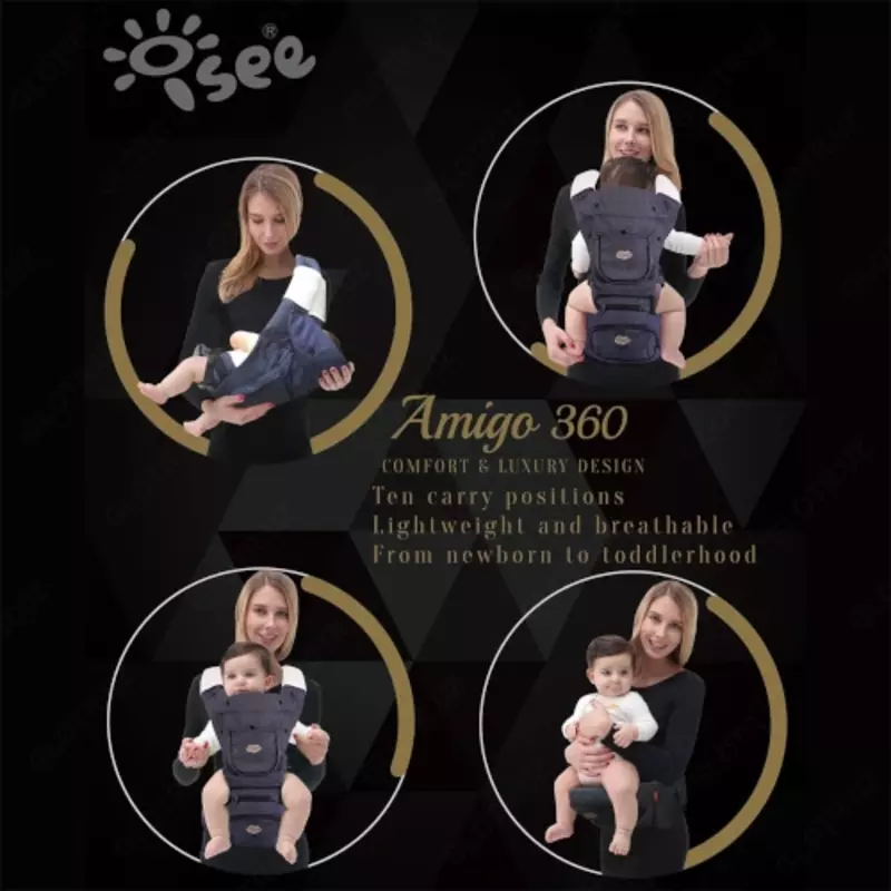 Рюкзак-Кенгуру ISEE 360 (с рождения до 36 мес)