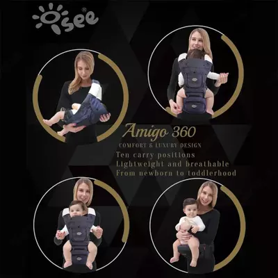 Рюкзак-Кенгуру ISEE 360 (с рождения до 36 мес)