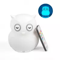  Moviy Hibu silikon tungi chiroq  oq  Boyogli - 