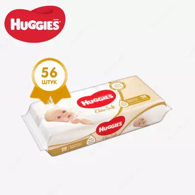 Влажные салфетки Huggies Ultra Comfort 56 шт