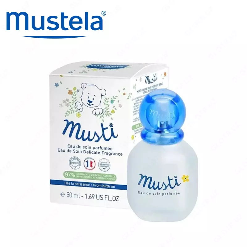 Mustela Musti - Детская гипоаллергенная туалетная вода, 50 мл