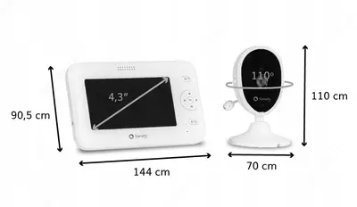 Lionelo Babyline 8.1 Video Chaqaloq Monitor