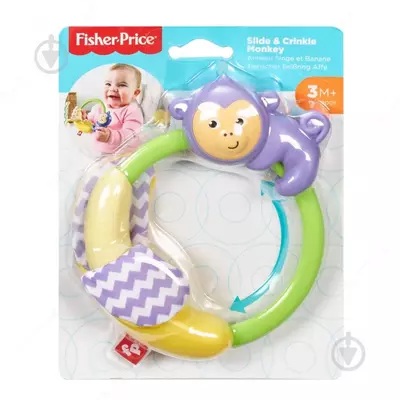 Погремушка-прорезыватель для зубов Fisher Price "Тропические друзья" - Обезьянка