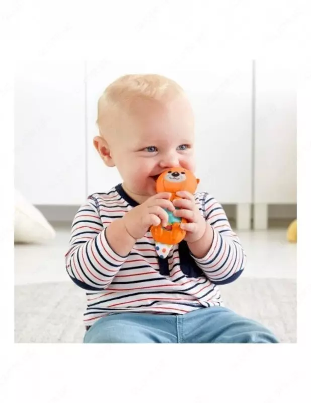 Погремушка Fisher-Price Hungry Otter от 3 мес
