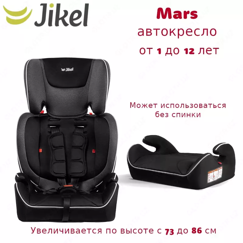 Автокресло-бустер Mars 123 от JIKEL (Франция)