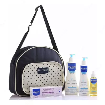 Mustela Hello chaqaloqni parvarish qilish uchun sovg'a to'plami