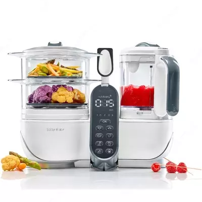 Babymoov Nutribaby Plus пароварка-блендер-подогреватель-стерилизатор 4 в 1 (Франция)