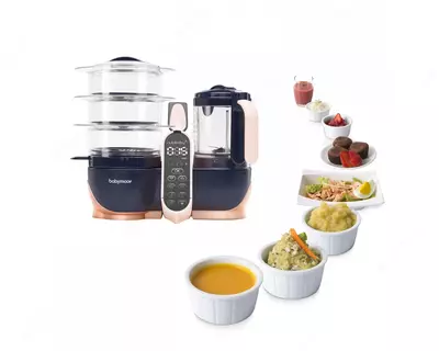 Блендер-пароварка Babymoov Nutribaby+ XL (Франция) 5 в 1