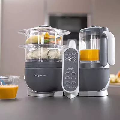 Babymoov Nutribaby Plus пароварка-блендер-подогреватель-стерилизатор 4 в 1 (Франция)