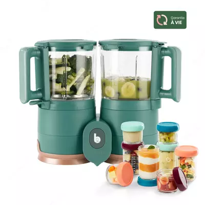BABYMOOV NUTRIBABY GLASS БЛЕНДЕР-ПАРОВАРКА (Франция)