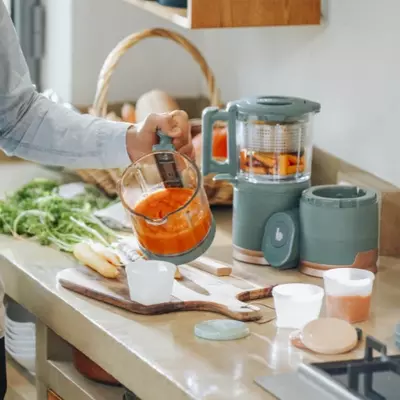 BABYMOOV NUTRIBABY GLASS БЛЕНДЕР-ПАРОВАРКА (Франция)