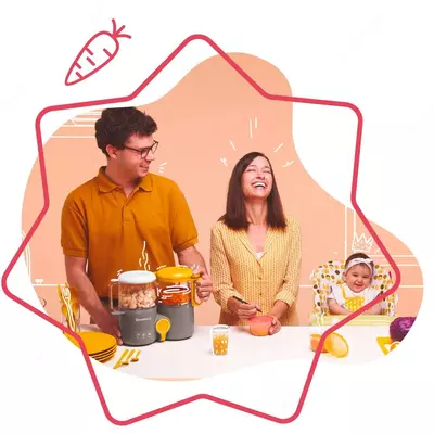 Badabulle B-Easy 4-in-1 oziq-ovqat protsessori (Frantsiya)