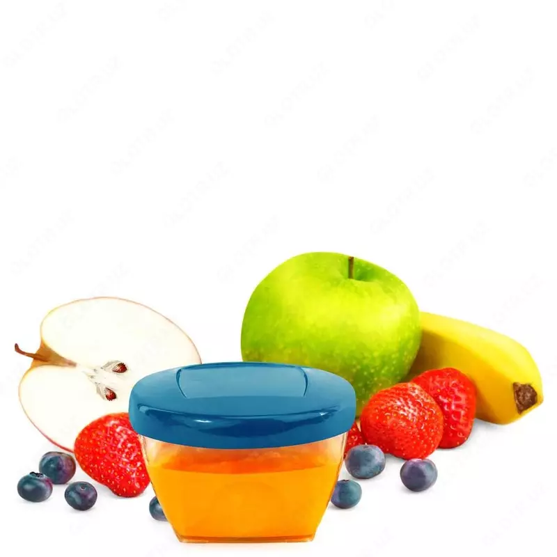 "Babybols" qutilari uchun konteynerlar to'plami Babymoov 120ml (x4 dona)