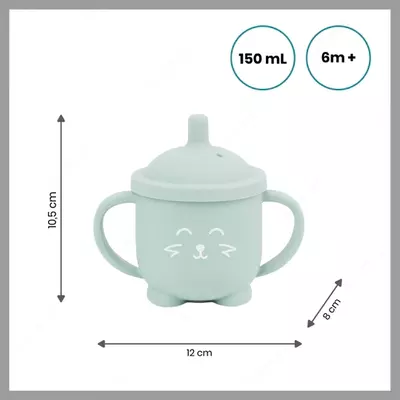 Силиконовая чашка Babymoov EASY Cup , 150 мл. (Франция) 150 мл. с 6 мес Силиконовая чашка Babymoov EASY Cup , 150 мл. (Франция) 150 мл. с 6 мес